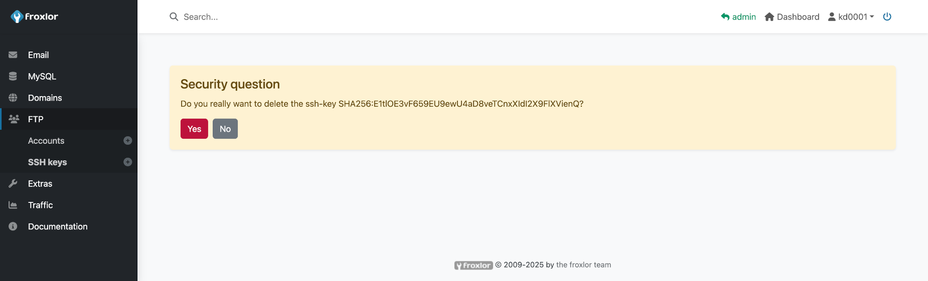 Security question
